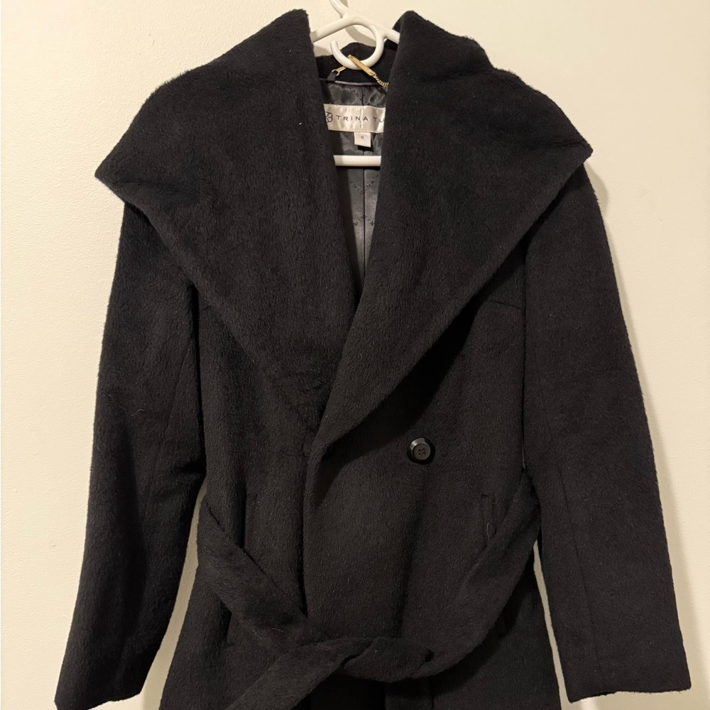 Trina Turk Black Teddy Jacket